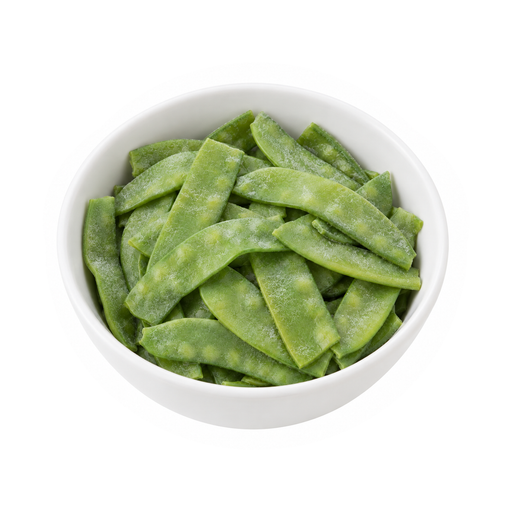 Illustration of Peas, edible-podded, frozen, unprepared