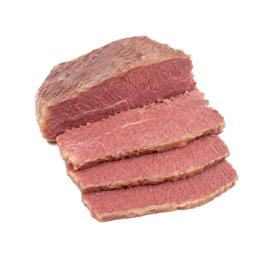 Ilustración de Pecho de res curado en salmuera (corned beef), cocido