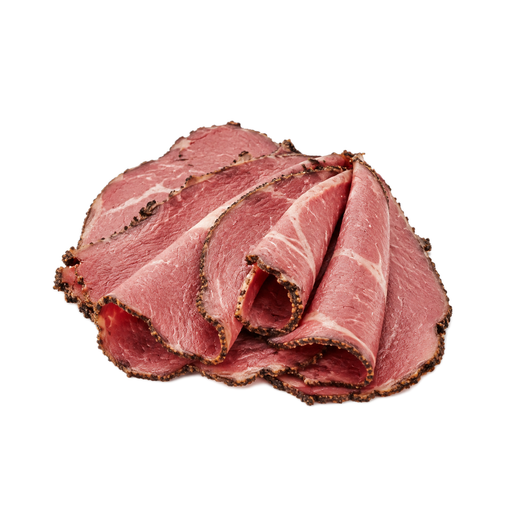 Ilustración de Pastrami de res curado