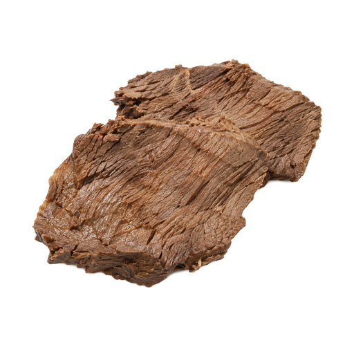 Ilustración de Carne de res, delantero (chuck), corte under blade para estofar, sin hueso, solo carne magra separable, recortada hasta 0 pulgadas de grasa externa, categoría Select, braseada