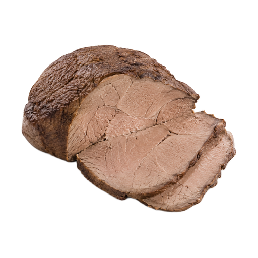 Ilustração de Carne bovina, quarto traseiro, corte tip round, peça para assar, somente carne magra separável, aparada até 0 polegadas de gordura externa, todas as classificações de qualidade, assada no forno