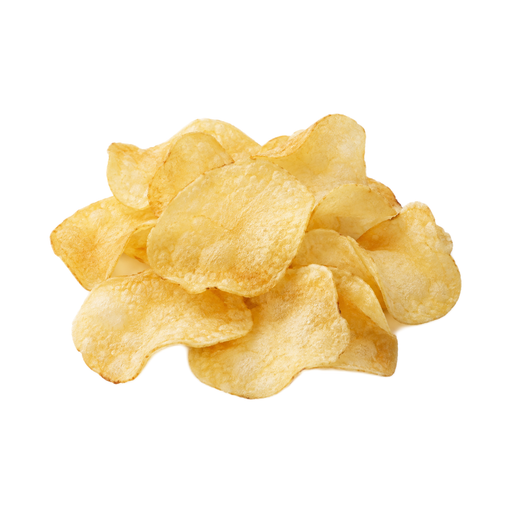 Illustration of Potato chips, without salt, reduced fat