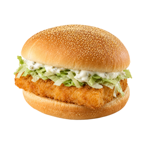 Ilustração de BURGER KING, sanduíche de peixe Premium