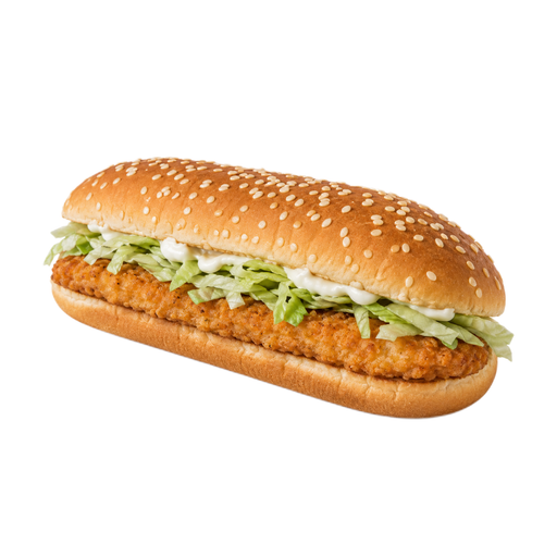 Ilustración de BURGER KING, sándwich de pollo Original