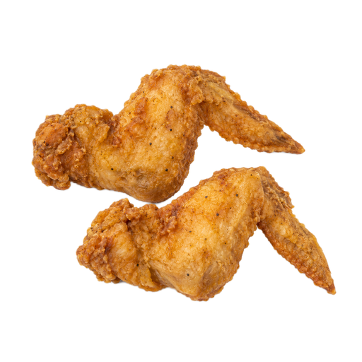 Illustration of KFC, Fried Chicken, ORIGINAL RECIPE, Wing, meat and skin with breading
