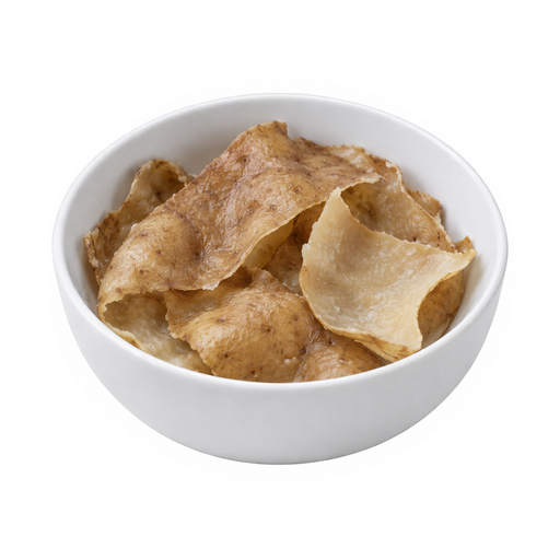 Illustration of Potatoes, boiled, cooked in skin, skin, without salt
