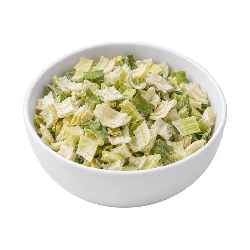 Illustration of Leeks, (bulb and lower-leaf portion), freeze-dried