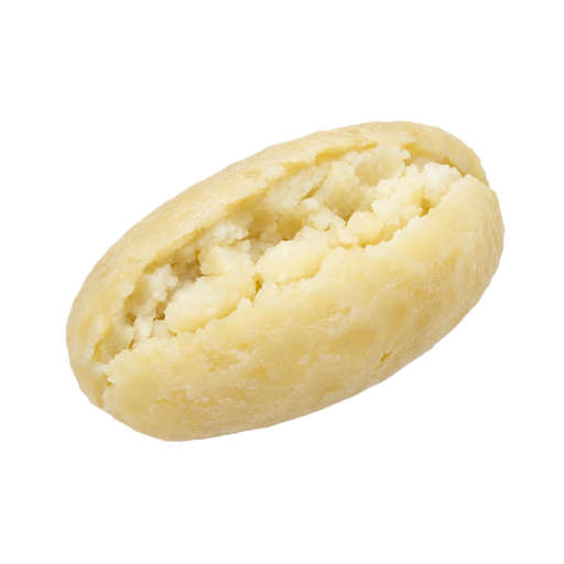 Illustration of Potatoes, microwaved, cooked in skin, flesh, with salt