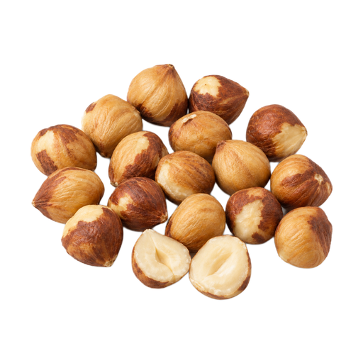 Illustration of Nuts, hazelnuts or filberts, dry roasted, without salt added