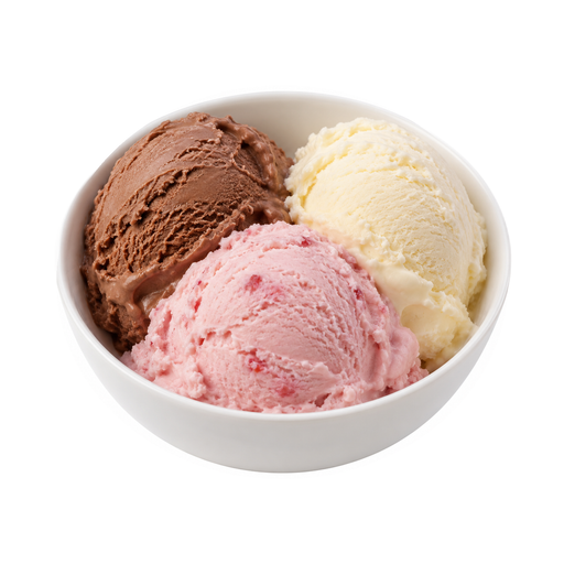 Illustration of Ice creams, BREYERS, All Natural Light Vanilla Chocolate Strawberry