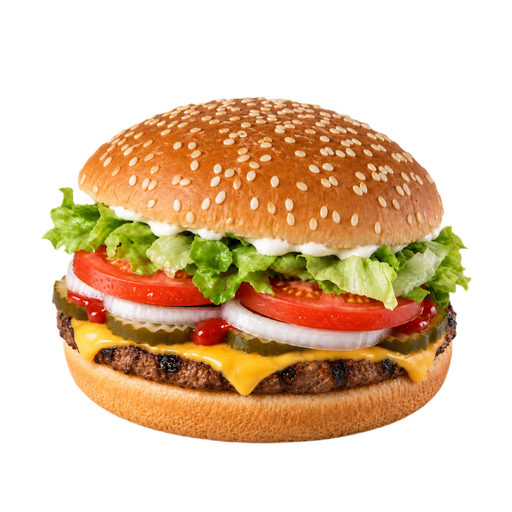Ilustración de BURGER KING, WHOPPER con queso