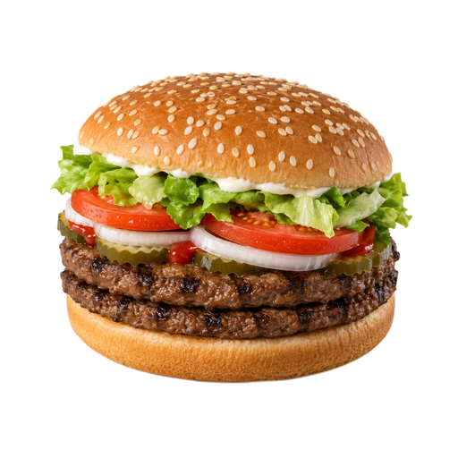 Ilustración de BURGER KING, DOUBLE WHOPPER sin queso