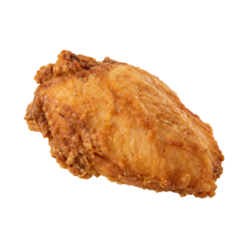 Illustration of KFC, Fried Chicken, ORIGINAL RECIPE, Breast, meat and skin with breading
