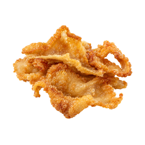 Ilustración de Comida rápida, piel y empanado de todos los cortes de pollo frito