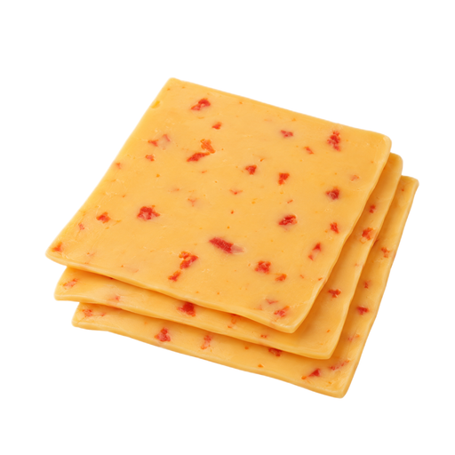 Ilustração de Queijo processado pasteurizado com pimentão