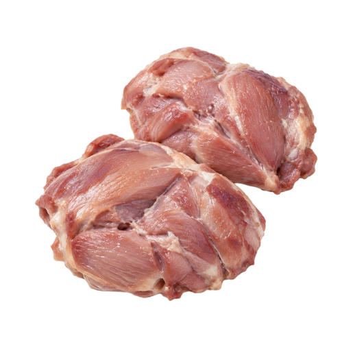 Ilustración de Pollo de engorde, carne oscura, solo carne, crudo
