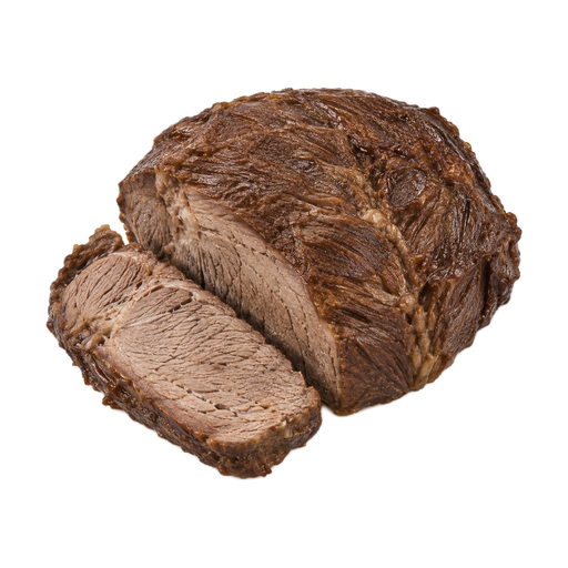 Ilustración de Carne de res, paleta para estofar, sin hueso, carne magra y grasa separables, recortada hasta 0 pulgadas de grasa externa, categoría Select, braseada