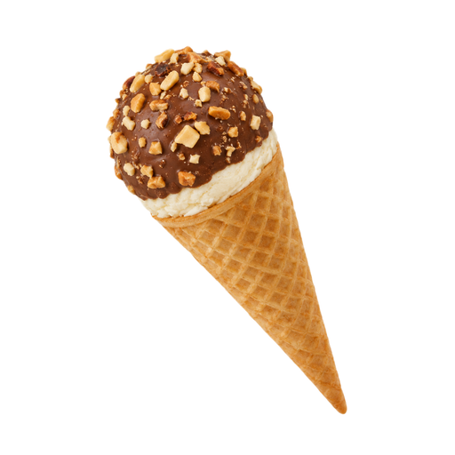Illustration of Ice cream sundae cone