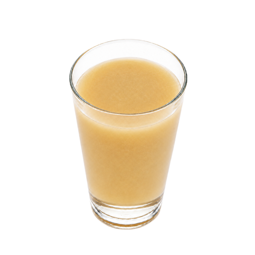 Ilustração de Alimento infantil, suco de maçã e banana