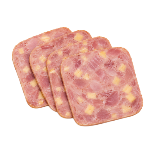 Illustration of Ham and cheese loaf or roll