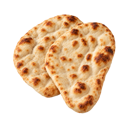 Ilustración de Pan naan, simple, comercial, refrigerado