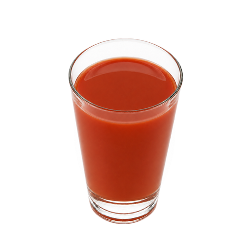 Ilustração de Bebida de suco de amêijoa e tomate, enlatada