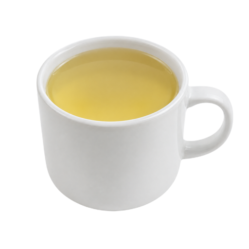Ilustração de Chá verde comum, preparado por infusão