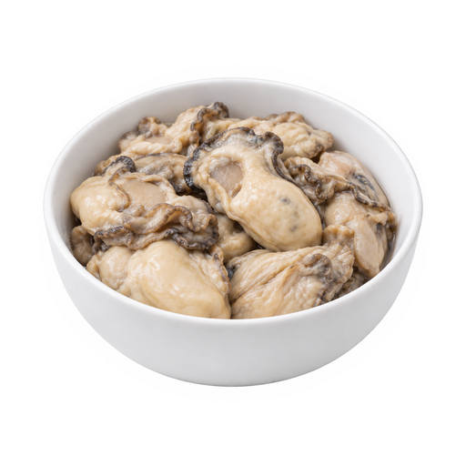 Illustration of Mollusks, oyster, eastern, canned