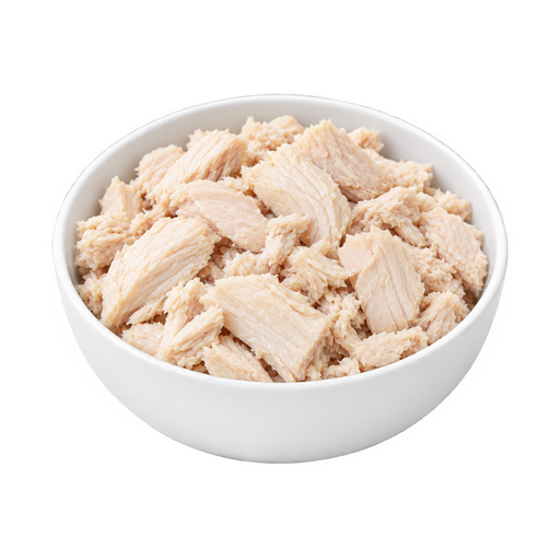 Illustration of Fish, tuna, white, canned in oil, without salt, drained solids