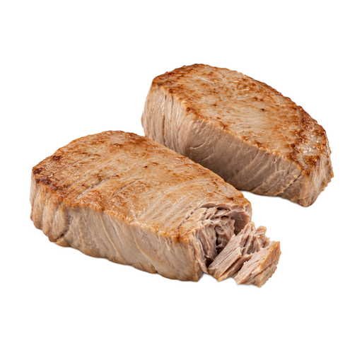 Illustration of Fish, tuna, yellowfin, fresh, cooked, dry heat