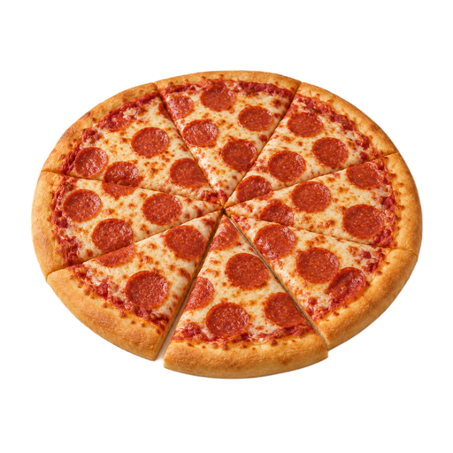 Illustration of PIZZA HUT 14" Pepperoni Pizza, Hand-Tossed Crust