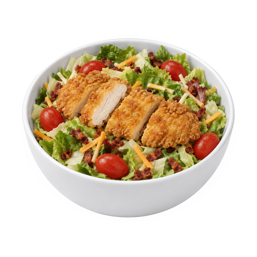 Illustration of McDONALD'S Bacon Ranch Salad with Crispy Chicken