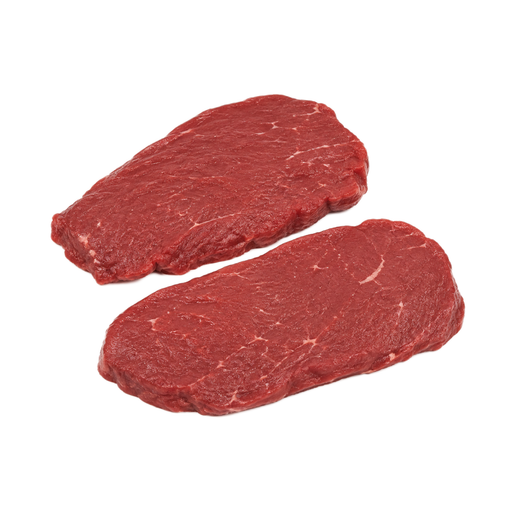 Ilustración de Carne de res, delantero (chuck), paleta (shoulder clod), filetes superiores y centrales, carne magra y grasa separables, recortada hasta 0 pulgadas de grasa externa, todas las categorías de calidad, cruda