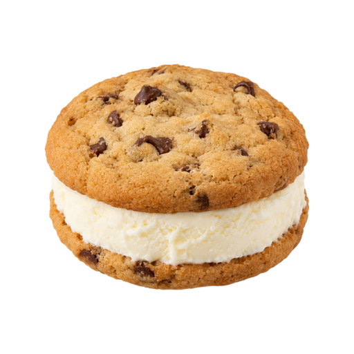 Illustration of Ice cream cookie sandwich