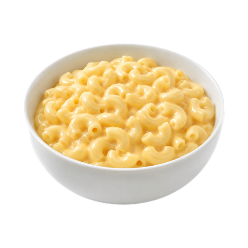 Ilustración de Alimento infantil, macarrones con queso, para niños pequeños