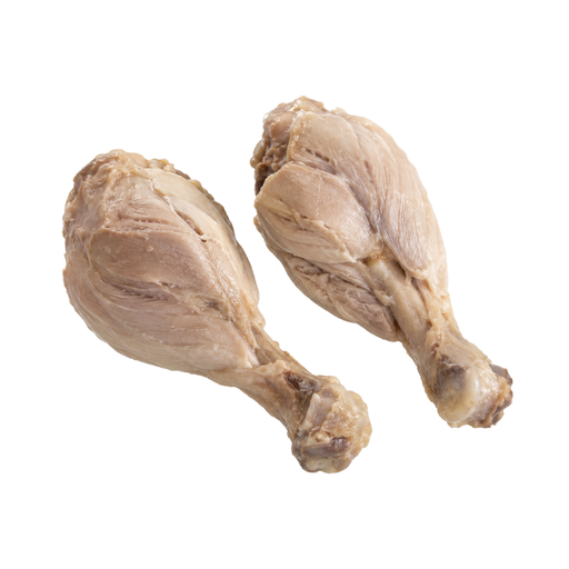 Ilustración de Pollo de engorde, muslo, solo carne, guisado