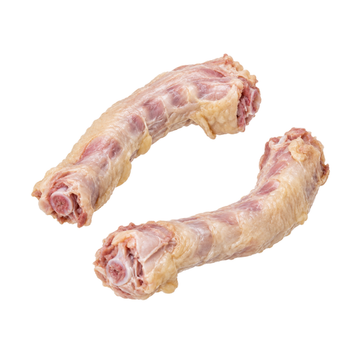 Ilustração de Frango de corte, pescoço, carne e pele, cru
