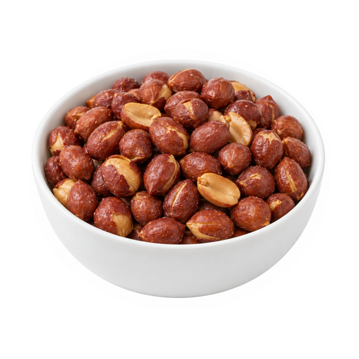 Illustration of Peanuts, spanish, oil-roasted, with salt