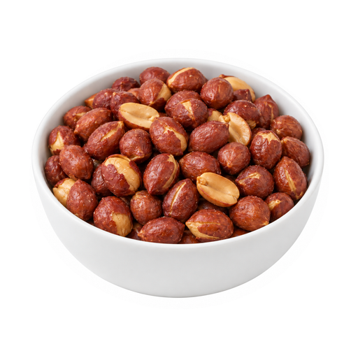 Illustration of Peanuts, valencia, oil-roasted, with salt