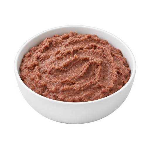 Illustration of Frijoles rojos volteados (Refried beans, red, canned)