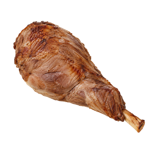 Illustration of Lamb, New Zealand, imported, frozen, leg, whole (shank and sirloin), separable lean only, cooked, roasted