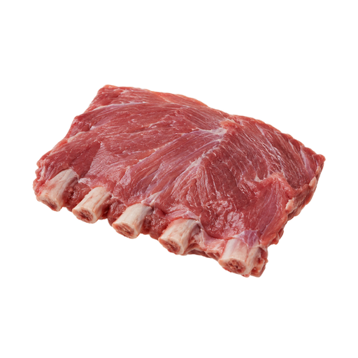 Illustration of Lamb, New Zealand, imported, breast, separable lean only, raw