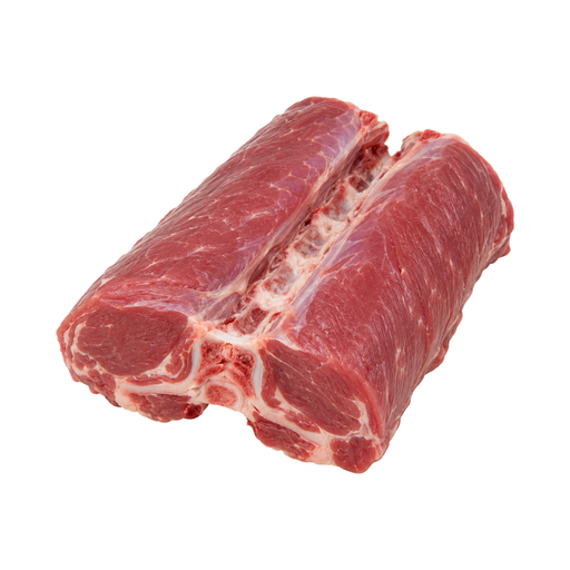 Illustration of Lamb, New Zealand, imported, loin saddle, separable lean only, raw