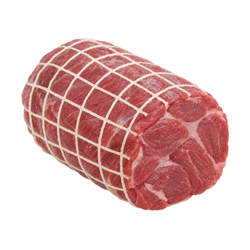 Illustration of Lamb, New Zealand, imported, netted shoulder, rolled, boneless, separable lean only, raw