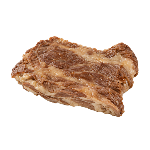 Illustration of Lamb, New Zealand, imported, flap, boneless, separable lean and fat, cooked, braised