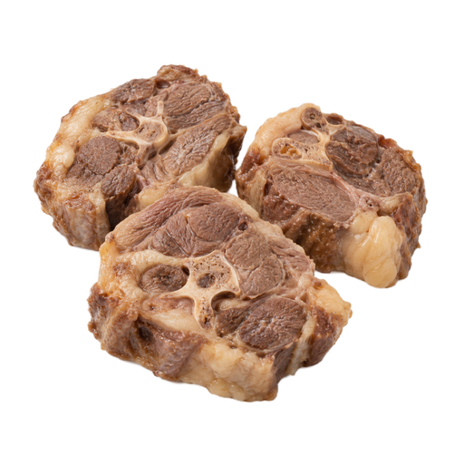 Illustration of Lamb, New Zealand, imported, neck chops, separable lean and fat, cooked, braised