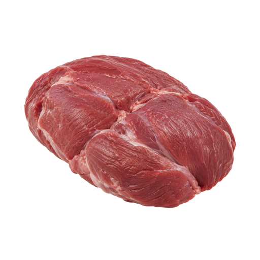 Illustration of Lamb, Australian, imported, fresh, leg, bottom, boneless, separable lean only, trimmed to 1/8" fat, raw