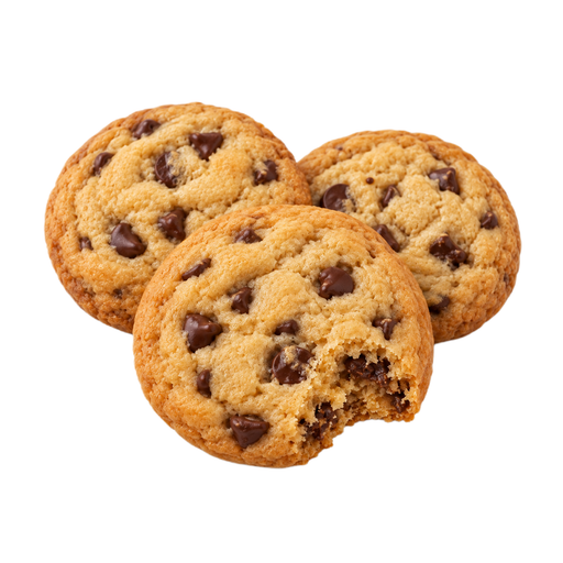 Ilustración de Galletas con pepitas de chocolate, comerciales, tipo blando