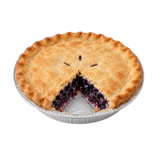 Illustration of Pie, blueberry, commercially prepared