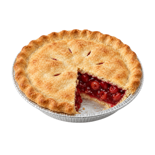 Illustration of Pie, cherry, prepared from recipe